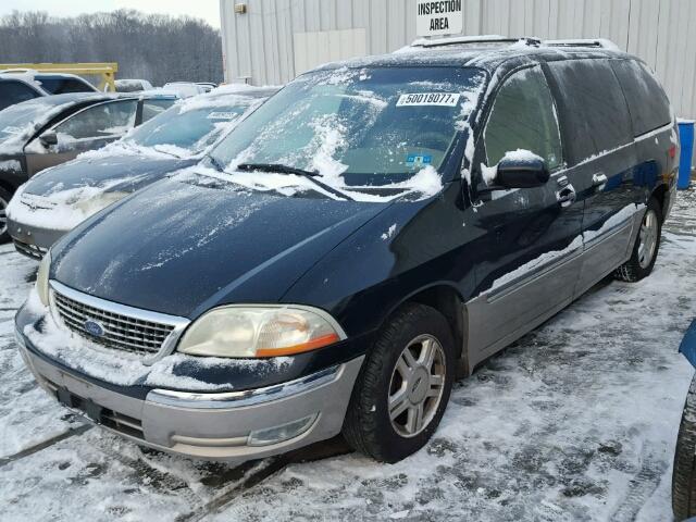 2FMZA53423BA04873 - 2003 FORD WINDSTAR S BLACK photo 2