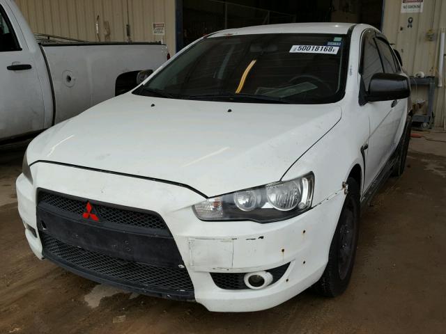 JA3AU16U69U014398 - 2009 MITSUBISHI LANCER DE WHITE photo 2