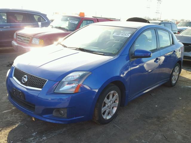 3N1AB6AP0BL623527 - 2011 NISSAN SENTRA 2.0 BLUE photo 2