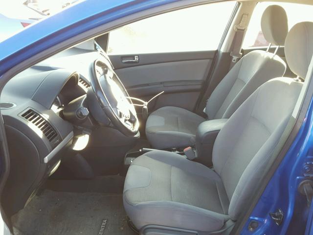 3N1AB6AP0BL623527 - 2011 NISSAN SENTRA 2.0 BLUE photo 5