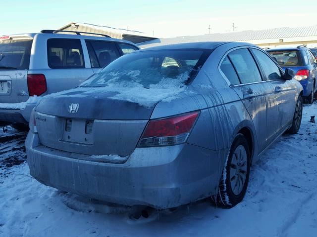 1HGCP26379A131540 - 2009 HONDA ACCORD LX SILVER photo 4