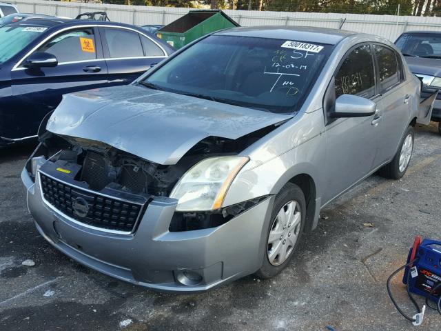 3N1AB61E38L618605 - 2008 NISSAN SENTRA 2.0 SILVER photo 2