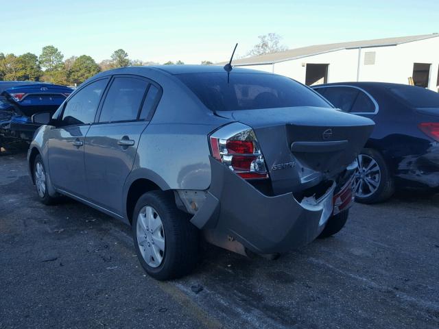 3N1AB61E38L618605 - 2008 NISSAN SENTRA 2.0 SILVER photo 3