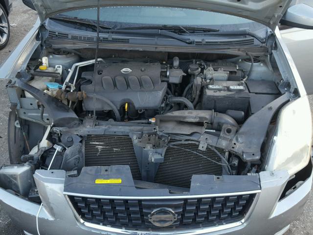 3N1AB61E38L618605 - 2008 NISSAN SENTRA 2.0 SILVER photo 7