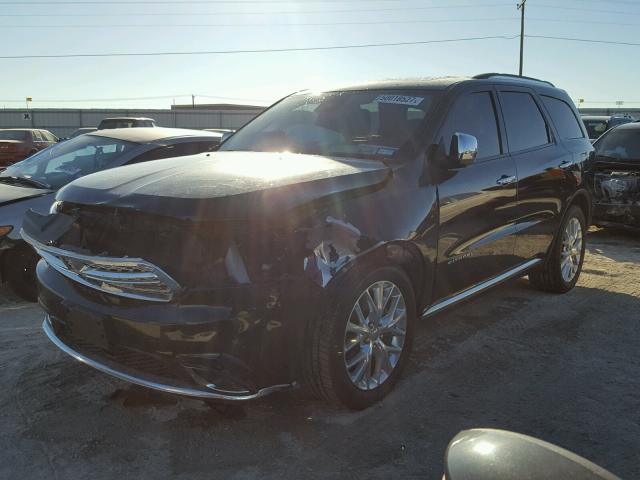 1C4RDHEG4EC537153 - 2014 DODGE DURANGO CI BLACK photo 2