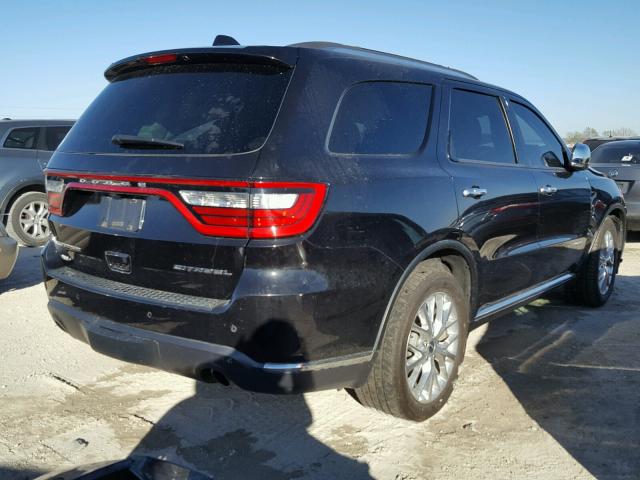 1C4RDHEG4EC537153 - 2014 DODGE DURANGO CI BLACK photo 4