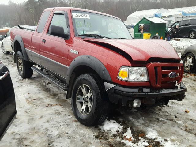 1FTZR45E66PA79831 - 2006 FORD RANGER SUP RED photo 1