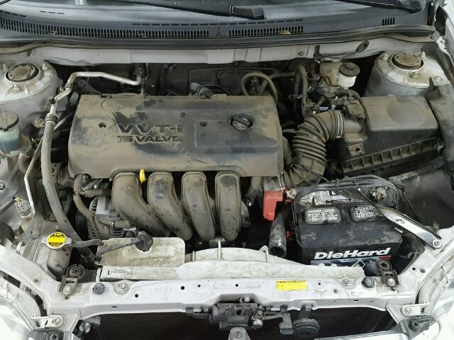 1NXBR32E38Z047435 - 2008 TOYOTA COROLLA CE SILVER photo 7