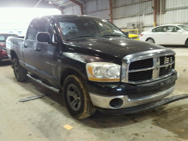 1D7HA18276J126456 - 2006 DODGE RAM 1500 S BLACK photo 1