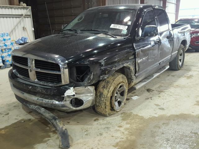 1D7HA18276J126456 - 2006 DODGE RAM 1500 S BLACK photo 2