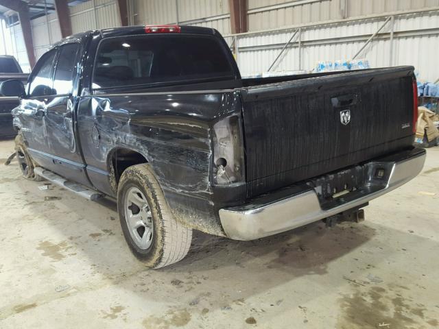 1D7HA18276J126456 - 2006 DODGE RAM 1500 S BLACK photo 3