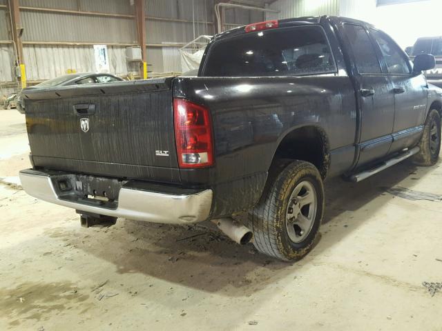 1D7HA18276J126456 - 2006 DODGE RAM 1500 S BLACK photo 4