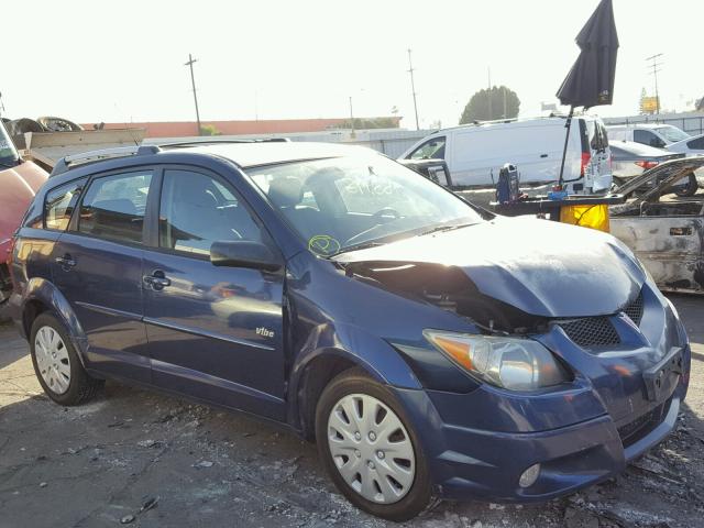 5Y2SL628X4Z457003 - 2004 PONTIAC VIBE BLUE photo 1