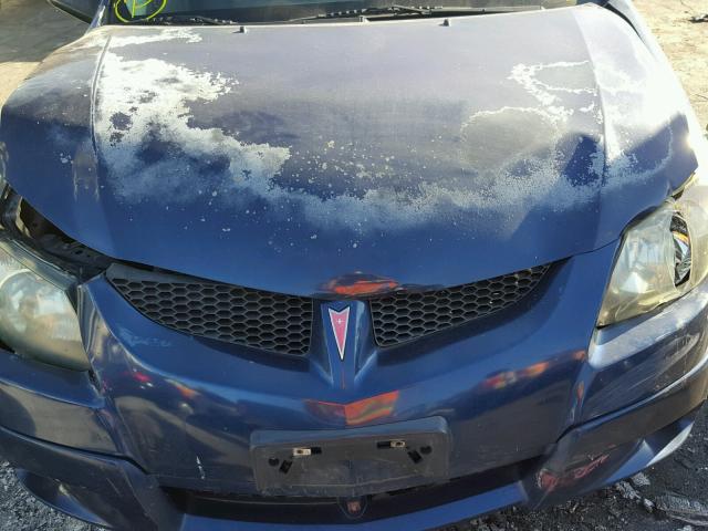 5Y2SL628X4Z457003 - 2004 PONTIAC VIBE BLUE photo 7