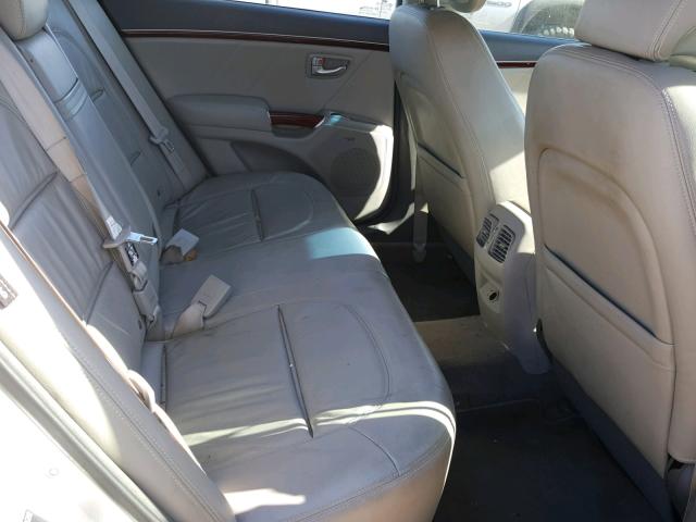 KMHFC46F48A293178 - 2008 HYUNDAI AZERA SE SILVER photo 6