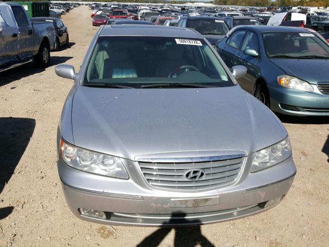 KMHFC46F48A293178 - 2008 HYUNDAI AZERA SE SILVER photo 9