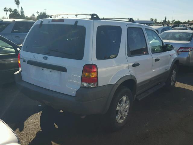 1FMYU03161KC67933 - 2001 FORD ESCAPE XLT WHITE photo 4