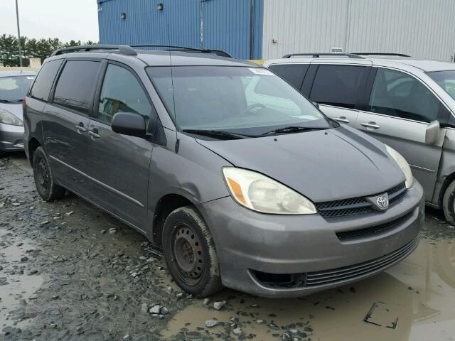 5TDZA23C94S205213 - 2004 TOYOTA SIENNA CE CHARCOAL photo 1