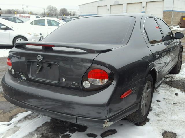 JN1CA31A81T103754 - 2001 NISSAN MAXIMA GXE GRAY photo 4