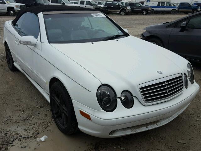 WDBLK70GX1T064400 - 2001 MERCEDES-BENZ CLK 430 WHITE photo 1