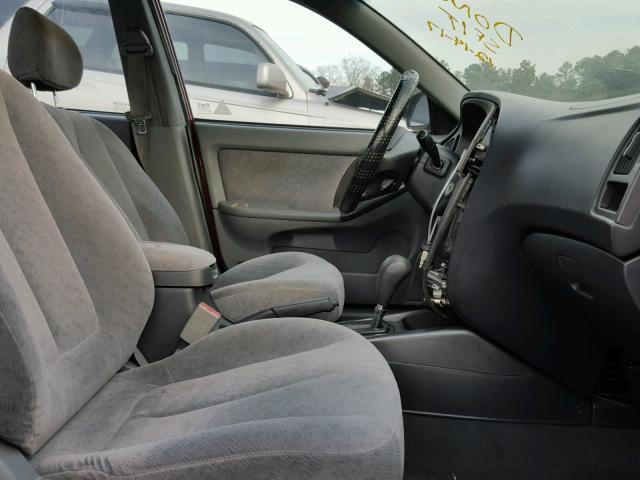 KMHDN46D56U227217 - 2006 HYUNDAI ELANTRA GL RED photo 5