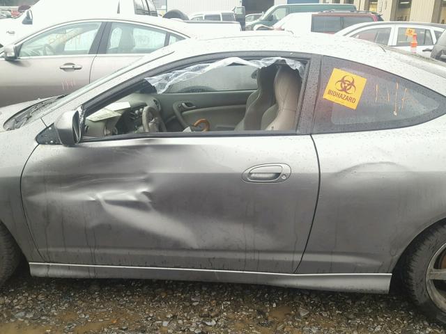 JH4DC53025S000237 - 2005 ACURA RSX TYPE-S GRAY photo 9