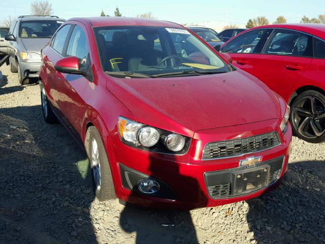 1G1JC5SH8C4131128 - 2012 CHEVROLET SONIC LT BURGUNDY photo 1