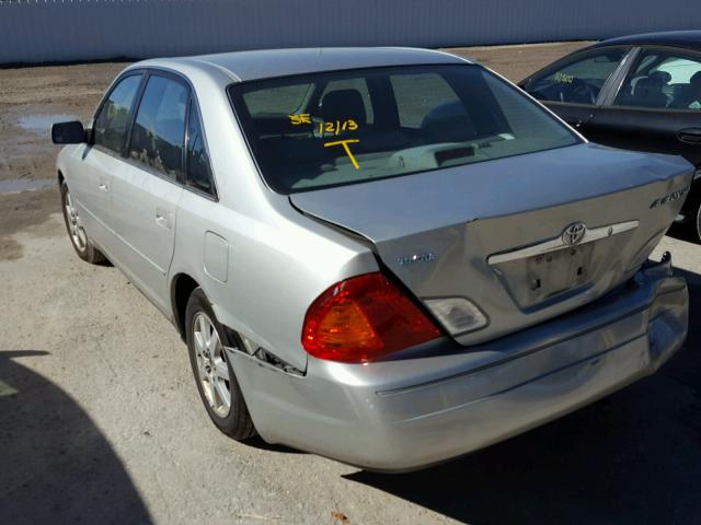 4T1BF28B1YU021643 - 2000 TOYOTA AVALON XL GRAY photo 3