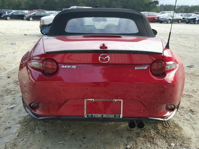 JM1NDAC73G0112410 - 2016 MAZDA MX-5 MIATA BURGUNDY photo 6