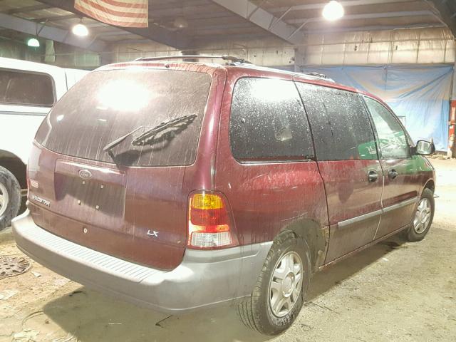 2FMZA5144YBC03272 - 2000 FORD WINDSTAR L BURGUNDY photo 4