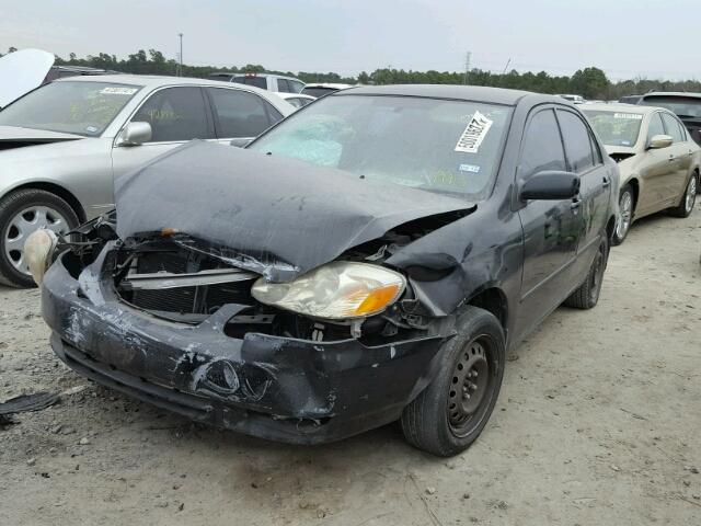 JTDBR32E330050663 - 2003 TOYOTA COROLLA CE BLACK photo 2