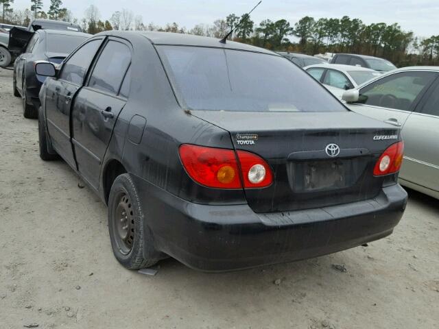 JTDBR32E330050663 - 2003 TOYOTA COROLLA CE BLACK photo 3