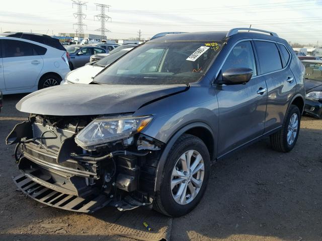 5N1AT2MV0GC862278 - 2016 NISSAN ROGUE S GRAY photo 2