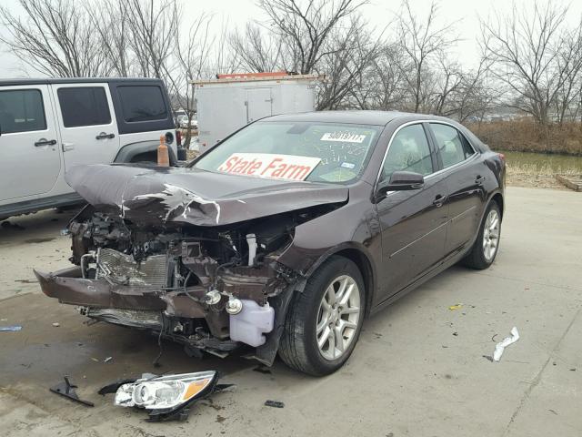 1G11C5SL3FF223549 - 2015 CHEVROLET MALIBU 1LT MAROON photo 2