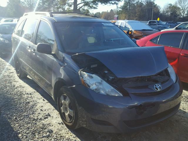 5TDZK23C18S187115 - 2008 TOYOTA SIENNA CE GRAY photo 1