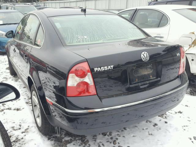 WVWRH63B04P195062 - 2004 VOLKSWAGEN PASSAT GLX BLACK photo 3