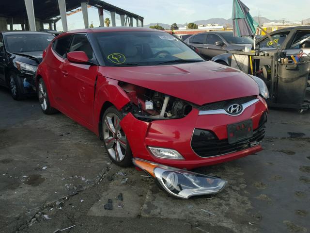 KMHTC6AD0CU062466 - 2012 HYUNDAI VELOSTER B RED photo 1