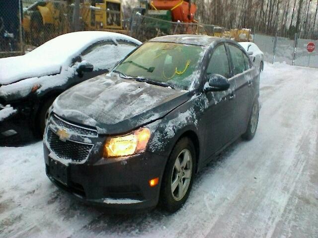 1G1PC5SB8D7151546 - 2013 CHEVROLET CRUZE LT GRAY photo 2