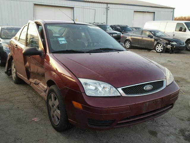 1FAFP34N96W254752 - 2006 FORD FOCUS ZX4 MAROON photo 1