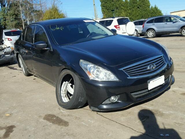 JN1DV6AR7BM652633 - 2011 INFINITI G25 BLACK photo 1