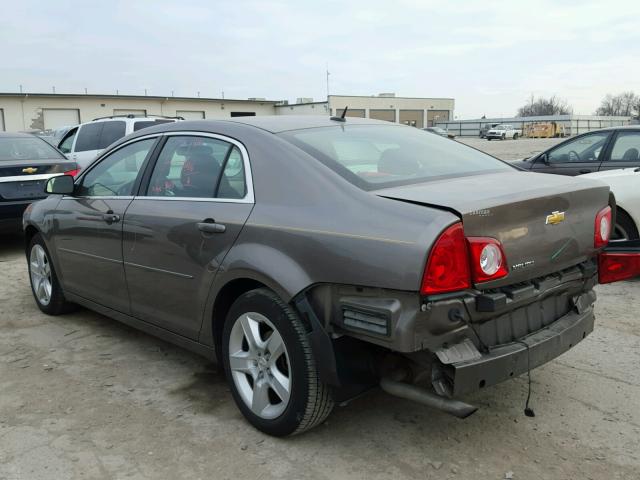 1G1ZB5EB1AF259659 - 2010 CHEVROLET MALIBU LS TAN photo 3