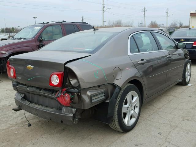 1G1ZB5EB1AF259659 - 2010 CHEVROLET MALIBU LS TAN photo 4