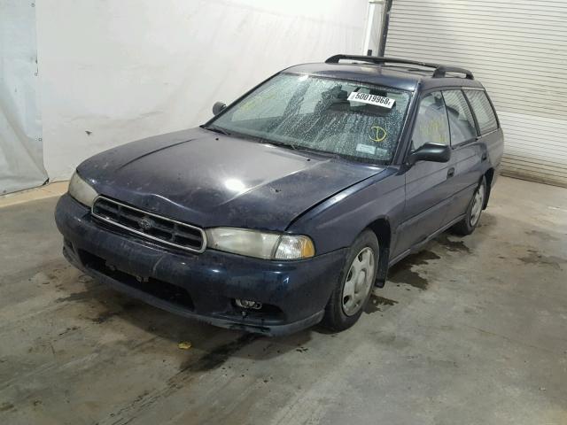 4S3BK4352W7320969 - 1998 SUBARU LEGACY L BLUE photo 2