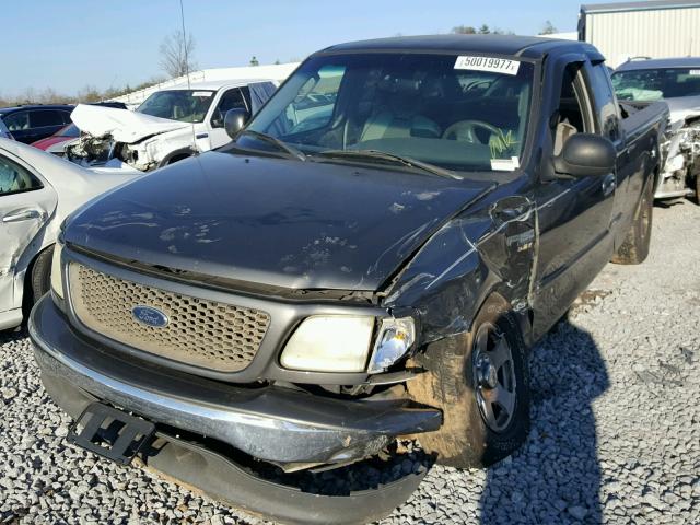 1FTRX17242NB78810 - 2002 FORD F150 GRAY photo 2