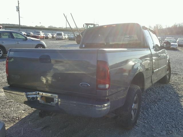 1FTRX17242NB78810 - 2002 FORD F150 GRAY photo 4