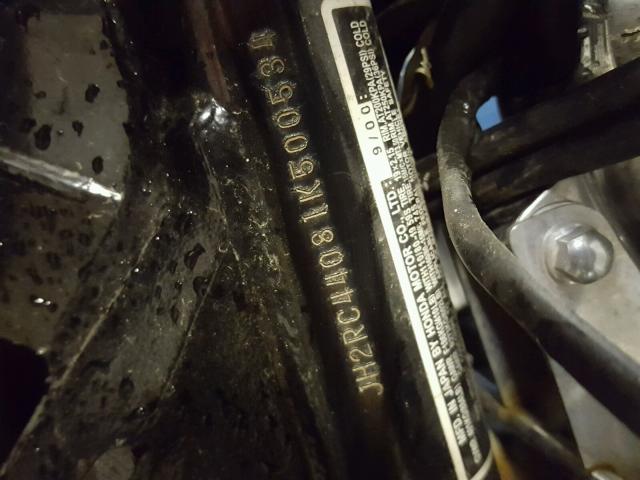 JH2RC44081K500534 - 2001 HONDA VT750 DC BLACK photo 10