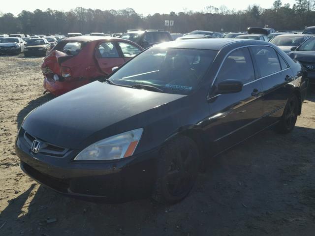 1HGCM56604A174243 - 2004 HONDA ACCORD EX BLACK photo 2