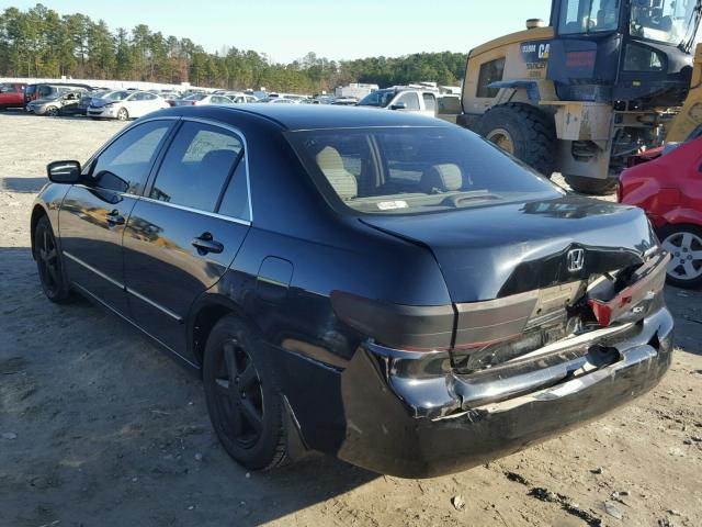 1HGCM56604A174243 - 2004 HONDA ACCORD EX BLACK photo 3