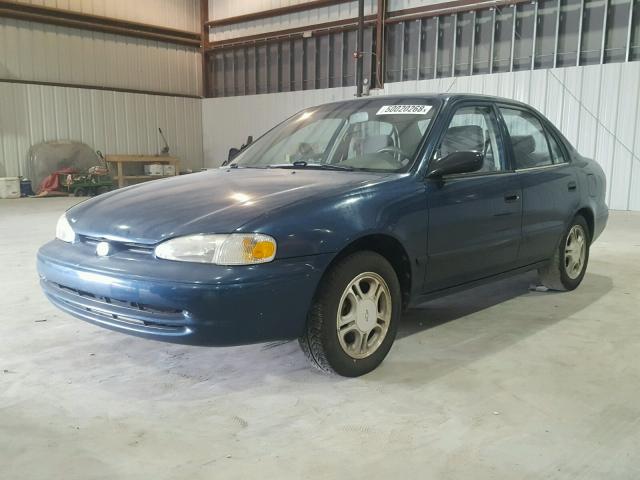 1Y1SK5280YZ429189 - 2000 CHEVROLET GEO PRIZM 蓝色 照片 2