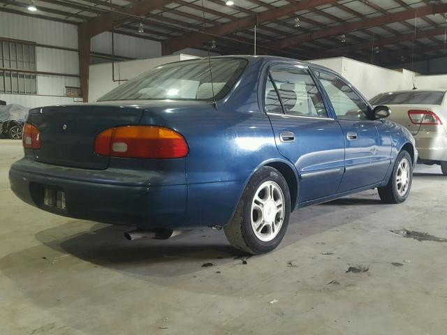 1Y1SK5280YZ429189 - 2000 CHEVROLET GEO PRIZM 蓝色 照片 4
